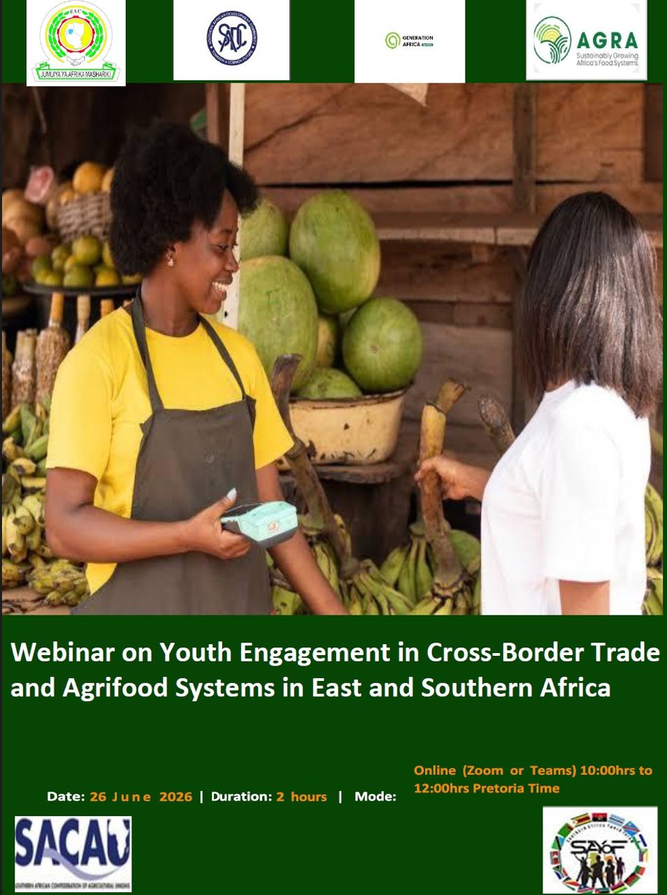 Youth Engagement in Cross-Border Trade and Agrifood Systems Webinar
